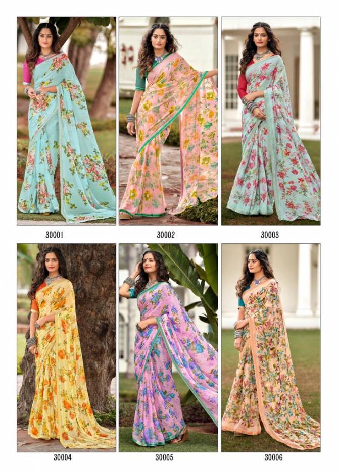 Kashvi Radhika 2 New Casual Daily Wear Printed Chiffon Designer Saree Collection
